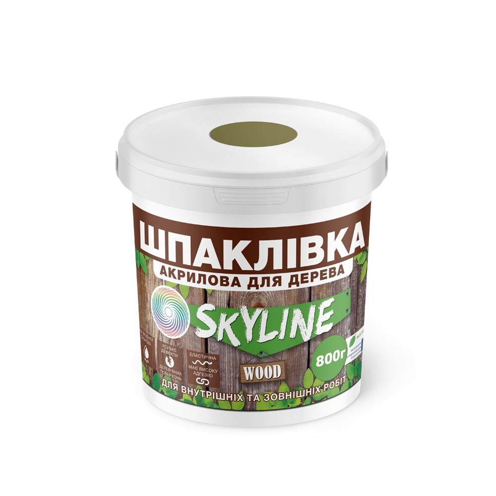 Шпаклівка акрилова Skyline Wood для дерева 800 г Дуб - фото 1