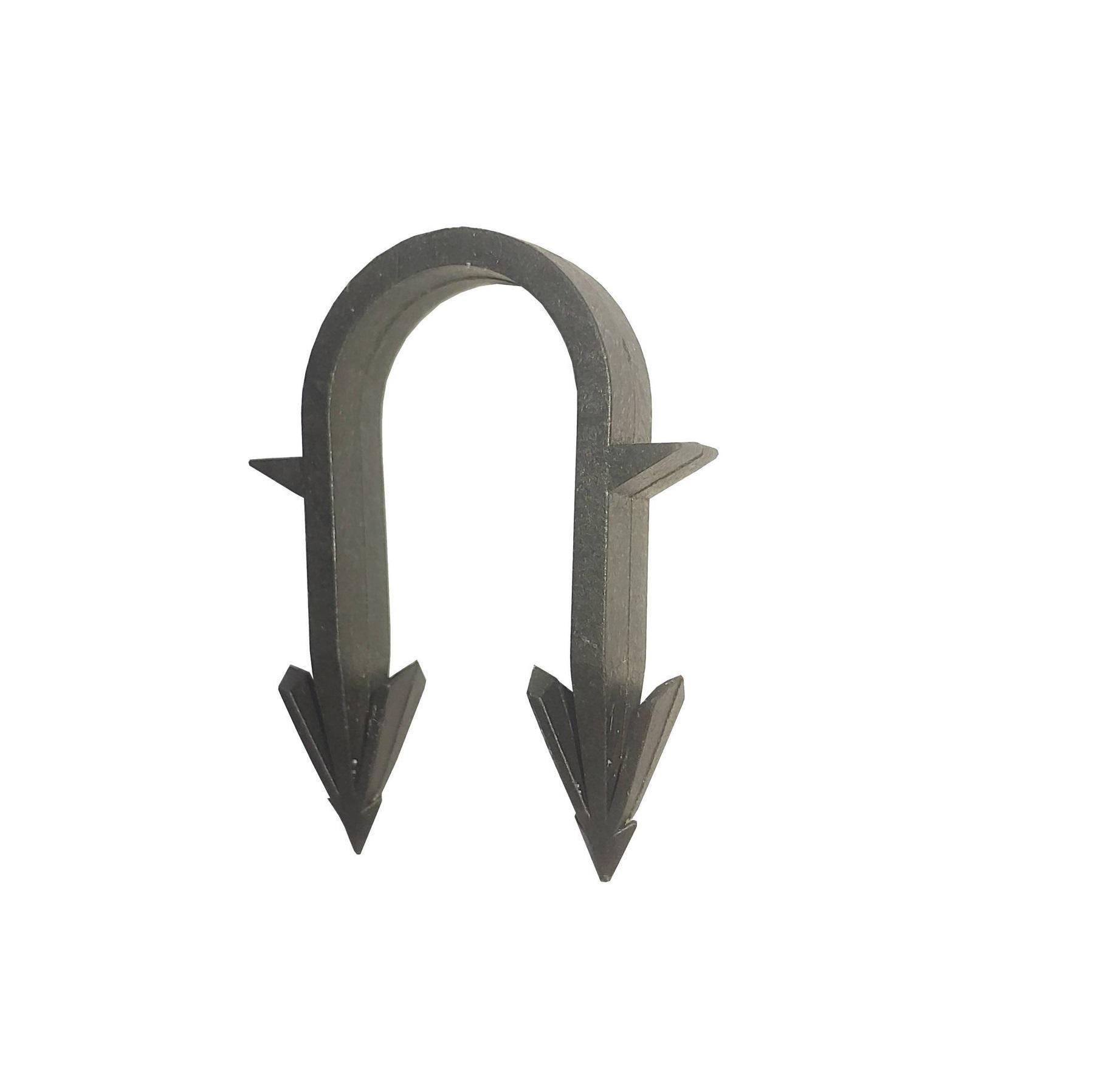 Скоба для кріплення труби теплої підлоги 16-20 45 мм 100 шт. Чорний/Червоний (30364299)