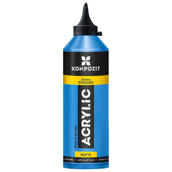 Акрилова фарба ART Kompozit Standart 051 500 мл Синій світлий (KT500051) - фото 1 Акрилова фарба ART Kompozit Standart 051 500 мл Синій світлий (KT500051) - фото 1