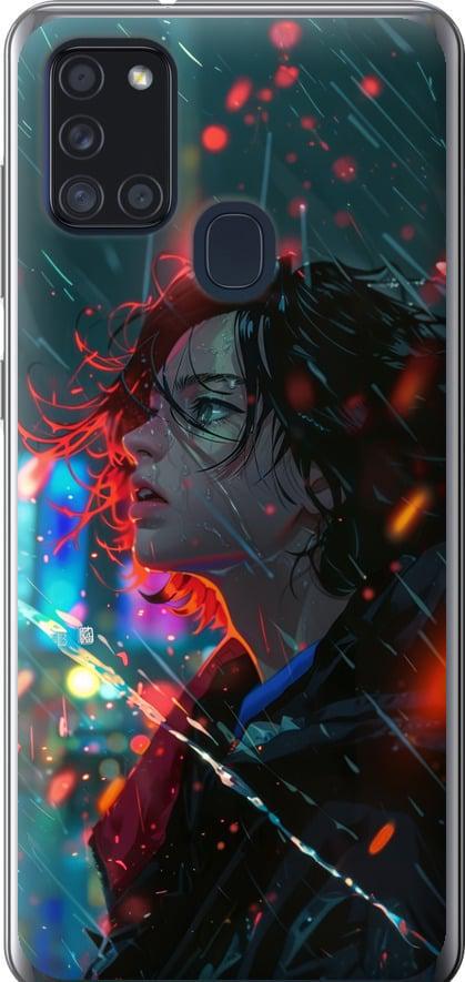 Чехол на Samsung Galaxy A21s A217F Ночные огни (6096u-1943-42517)