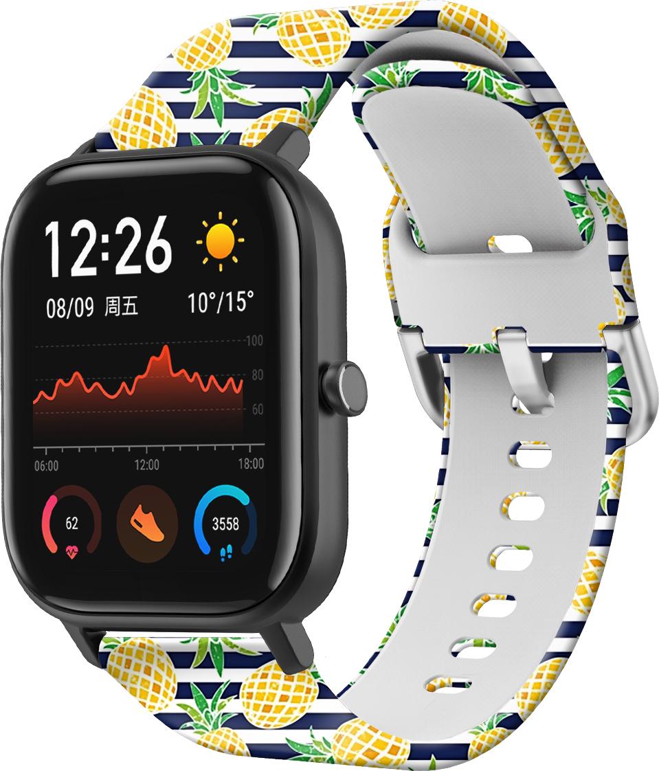 Ремешок Colorful для Amazfit GTS Pineapple (28524) - фото 1 Ремешок Colorful для Amazfit GTS Pineapple (28524) - фото 1