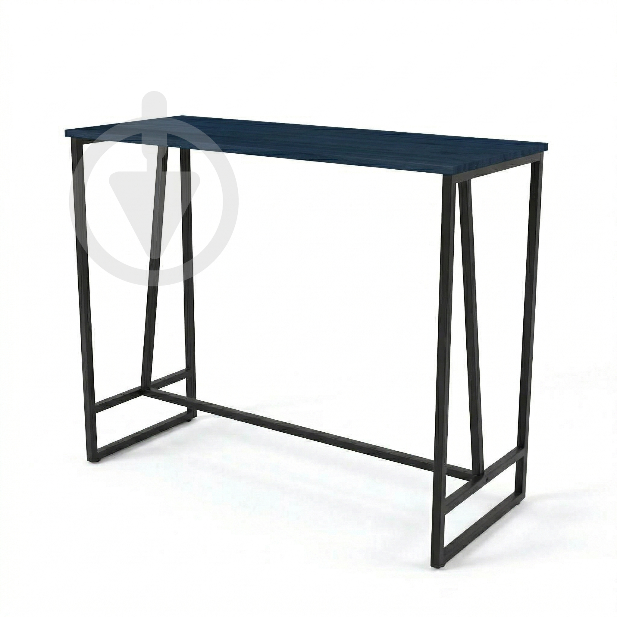 Барный стол AVVS Remond Лофт 1110х470 мм натуральное дерево 20 мм/металлический каркас Черный/Графит Барный стол AVVS Remond Лофт 1110х470 мм натуральное дерево 20 мм/металлический каркас Черный/Графит