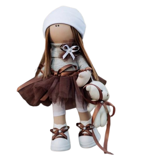 Лялька Тільда Наталі ручної роботи (2666)