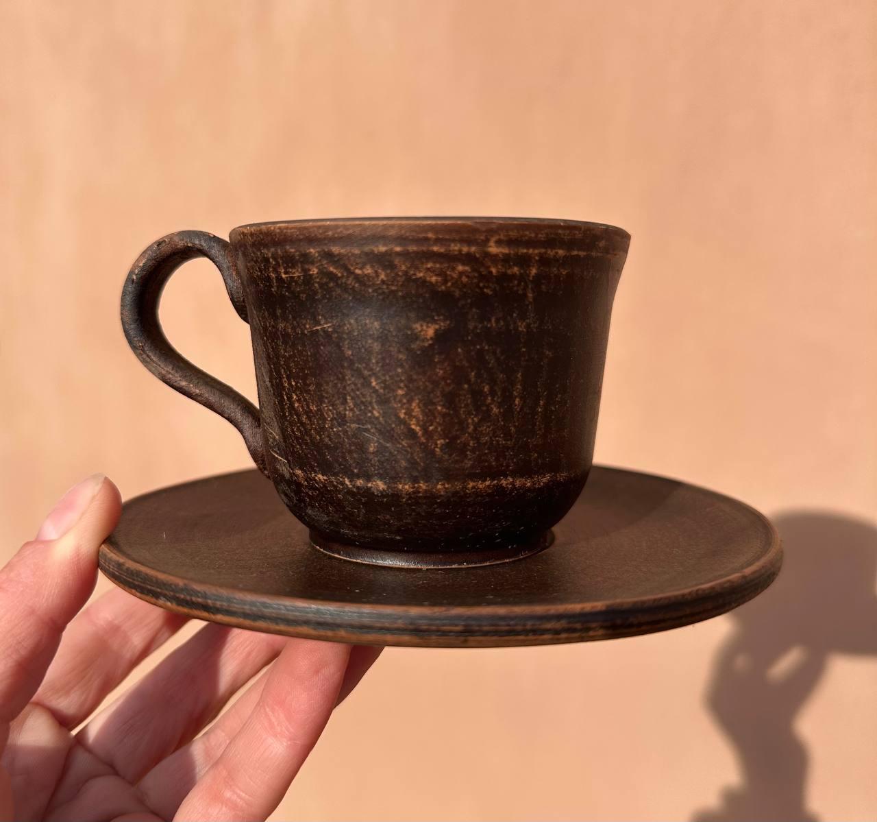 Чашка для кави із червоної глини (2574948140) - фото 4 Чашка для кави із червоної глини (2574948140) - фото 4