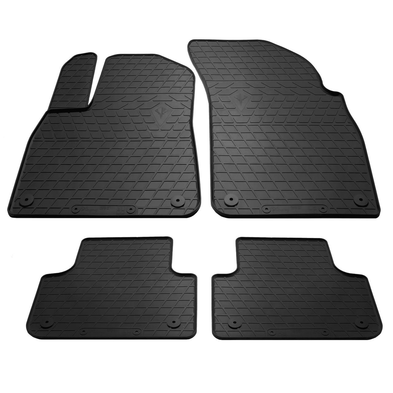 Автоковрики Stingray Audi Q7 4M 2015- 4 шт. Черный (1386477183)