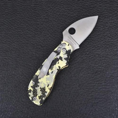 Нож карманный Spyderco Squeak N690Co Хаки (24064905) - фото 4 Нож карманный Spyderco Squeak N690Co Хаки (24064905) - фото 4