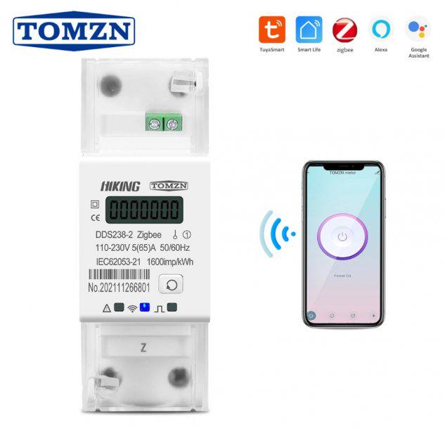 Розумний WiFi лічильник Hiking Tomzn ватметр змінного струму на DIN-рейку з WI-FI (DDS238-2 WiFi) - фото 4