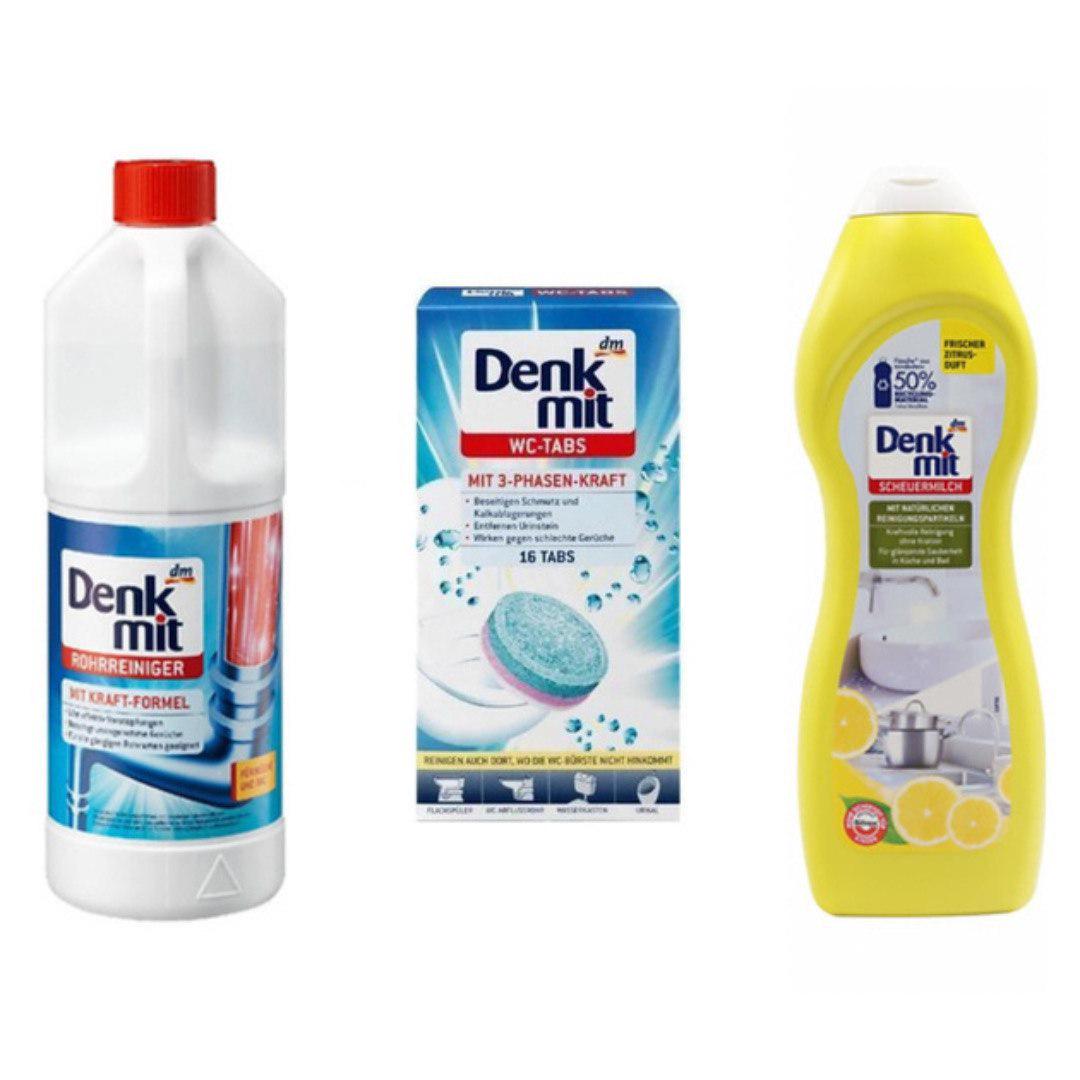 Набір миючих засобів DenkMit таблетки/крем (26754267) Набір миючих засобів DenkMit таблетки/крем (26754267)