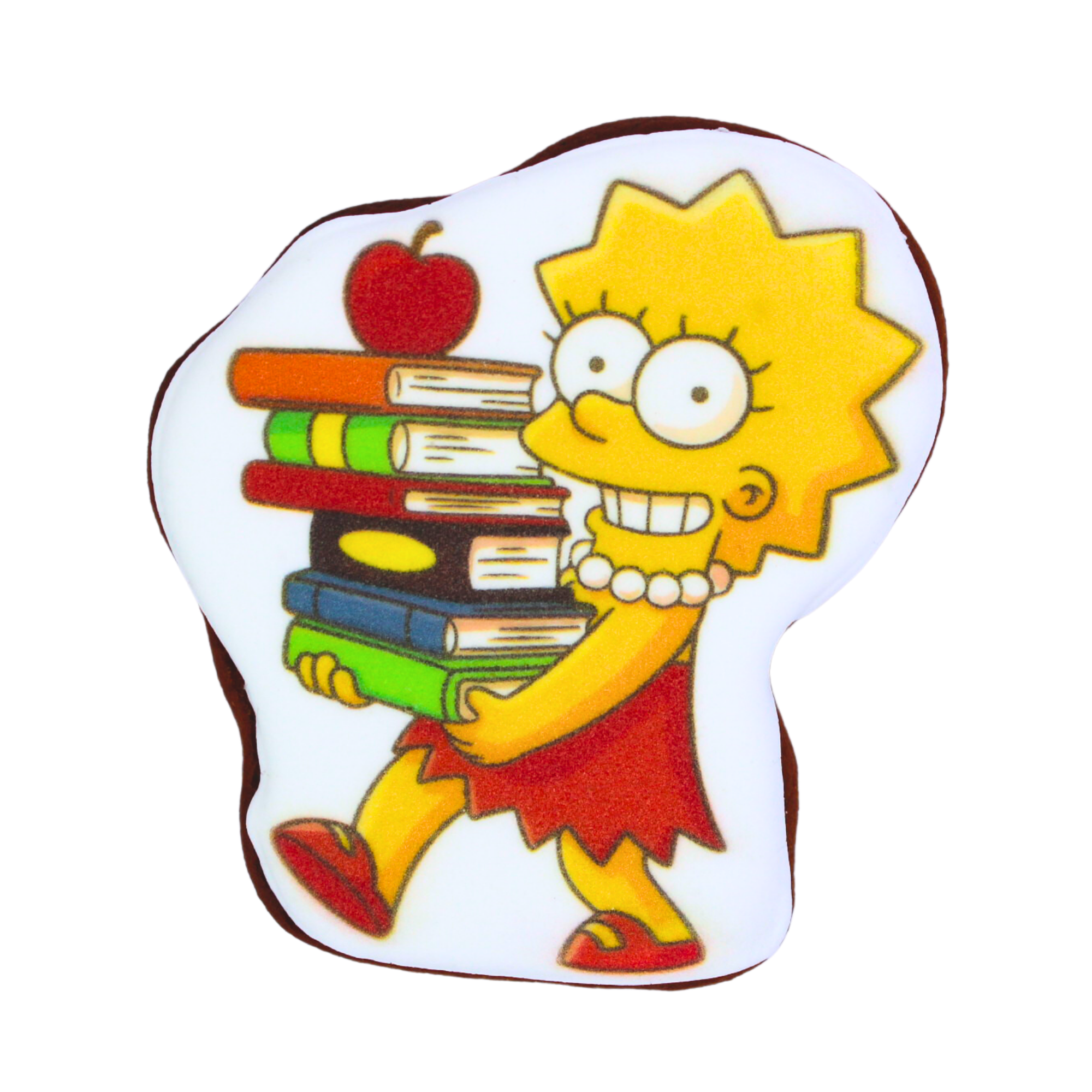 Пряник с принтом Крафт Печиво Последний звонок Симпсон Лиза 45 г