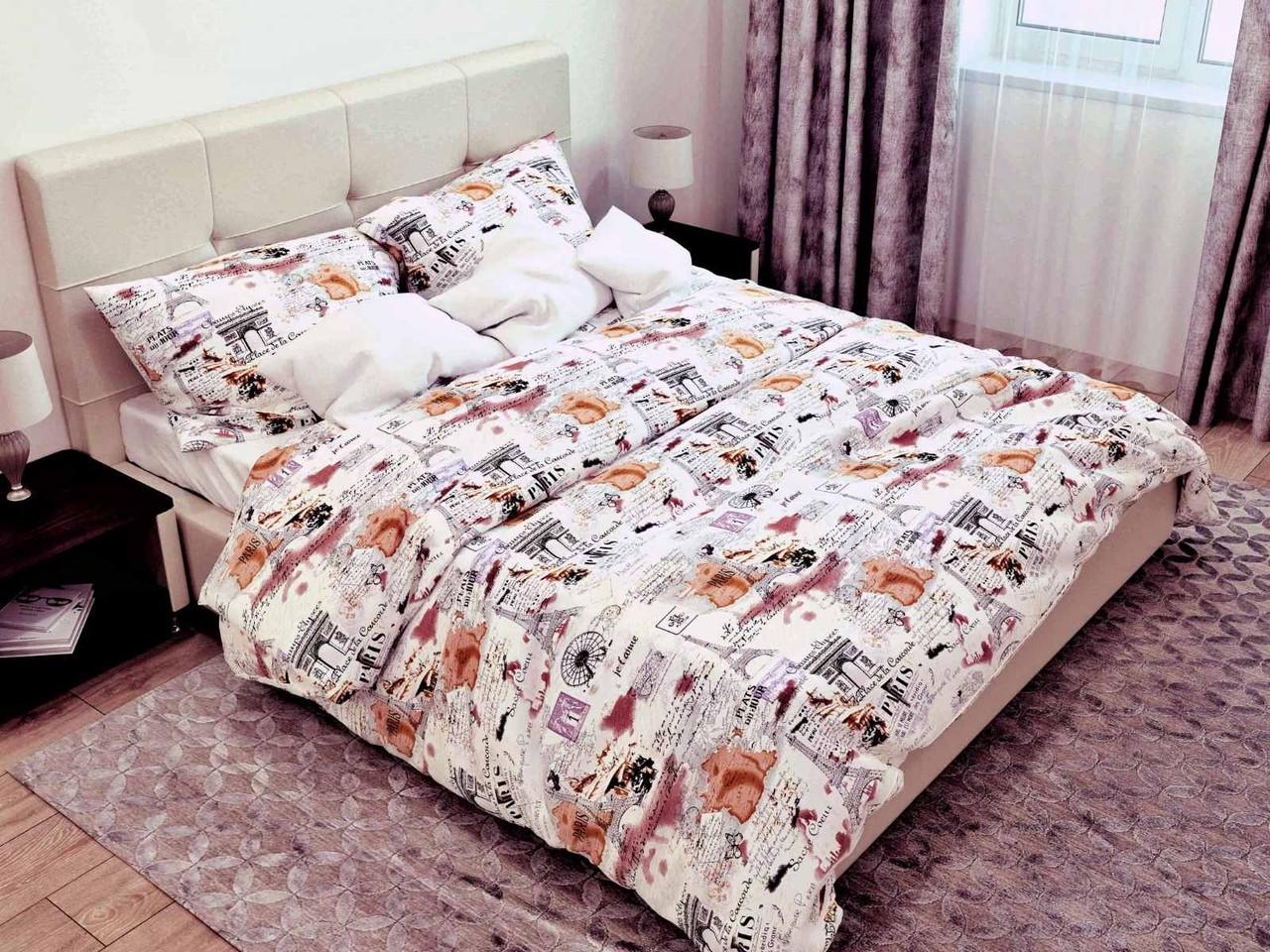 Комплект постельного белья Париж полуторный 145х215 см