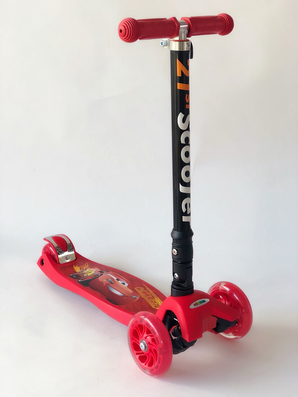 Самокат детский MicMax Scooter 03 MZ с подсветкой колес Красный (03MZ-red)