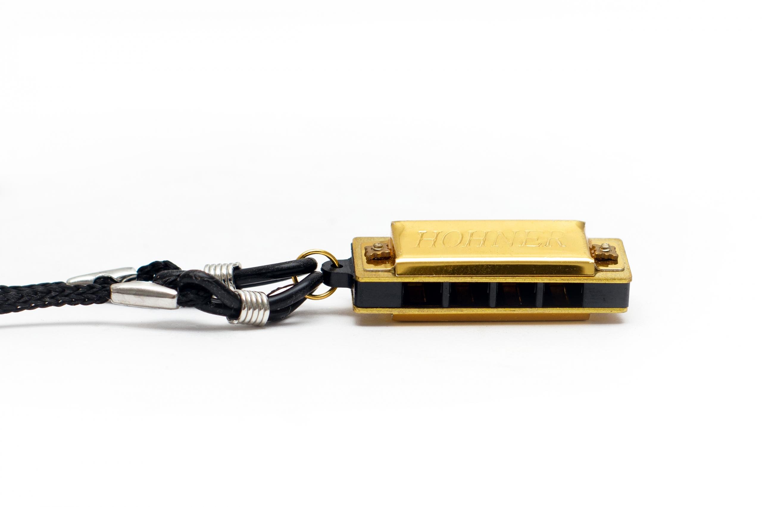 Губная гармошка Hohner Miniature Mini Harmonica Necklace M38N-BL C-major Black (127968)