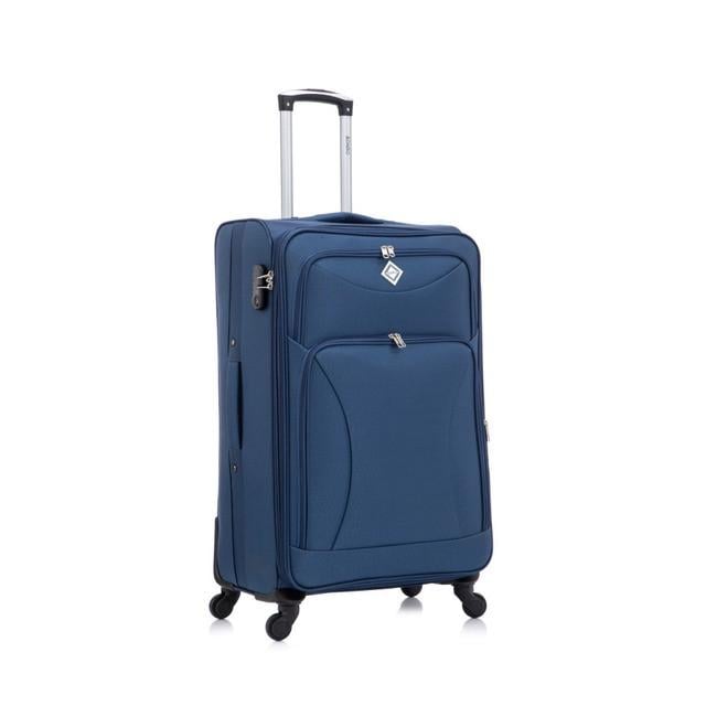 Валіза Bonro Tourist 4 колеса велика Синій (2761308522)
