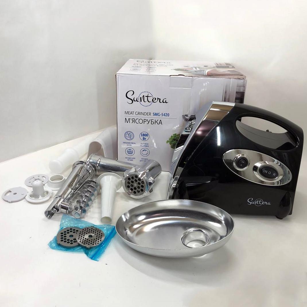 Мясорубка Suntera 1800 Вт Черный (291227) - фото 6