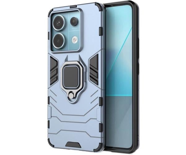 Чехол накладка Ricco Black Panther Armor для Xiaomi Redmi Note 13 Pro 5G / Poco X6 Синий