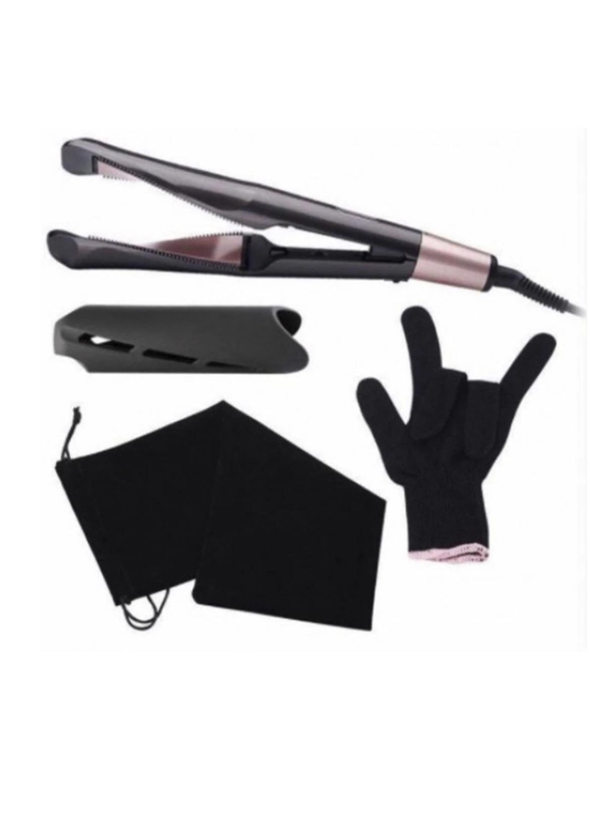 Выпрямитель спиральный Curl Straight Xo 2в1 для волос Черный (W5256) - фото 4 Выпрямитель спиральный Curl Straight Xo 2в1 для волос Черный (W5256) - фото 4