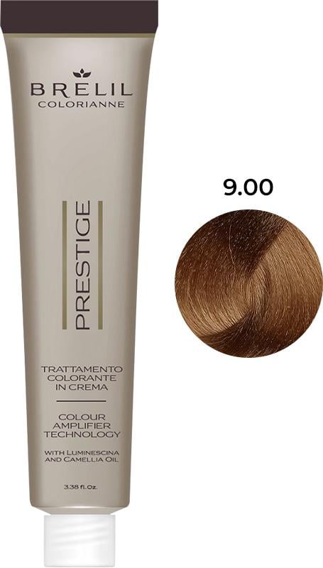 Крем-краска для волос Brelil Colorianne Prestige 9/00 перманентная профессиональная с маслом камелии 100 мл (54843)