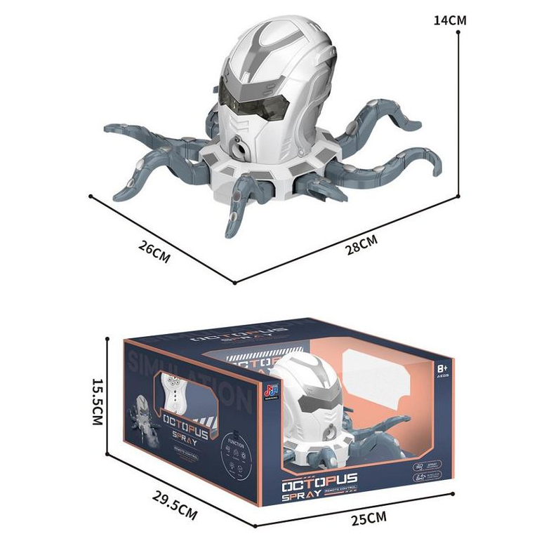 Іграшка Восьминіг на радіокеруванні звук/світло/дим 128A-34 - фото 7 Іграшка Восьминіг на радіокеруванні звук/світло/дим 128A-34 - фото 7