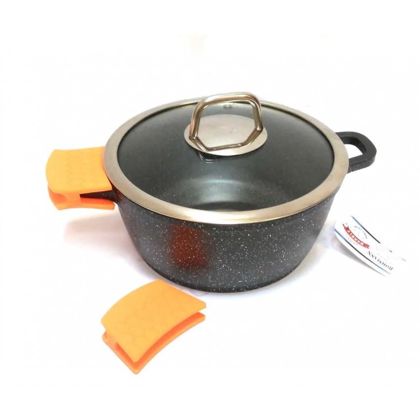 Кастрюля Bohmann B7350-26 с мраморным покрытием 5 л (1121176646) Кастрюля Bohmann B7350-26 с мраморным покрытием 5 л (1121176646)