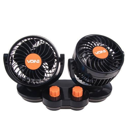 Вентилятор VOin HX-T308 4" 24V 10W двойной две скорости/две регулировки
