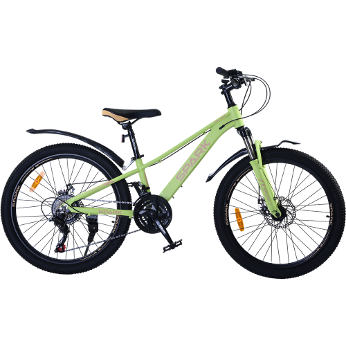 Велосипед Spark AIRCORE колеса 24" алюминиевая рама 11" Салатовый (000239176)