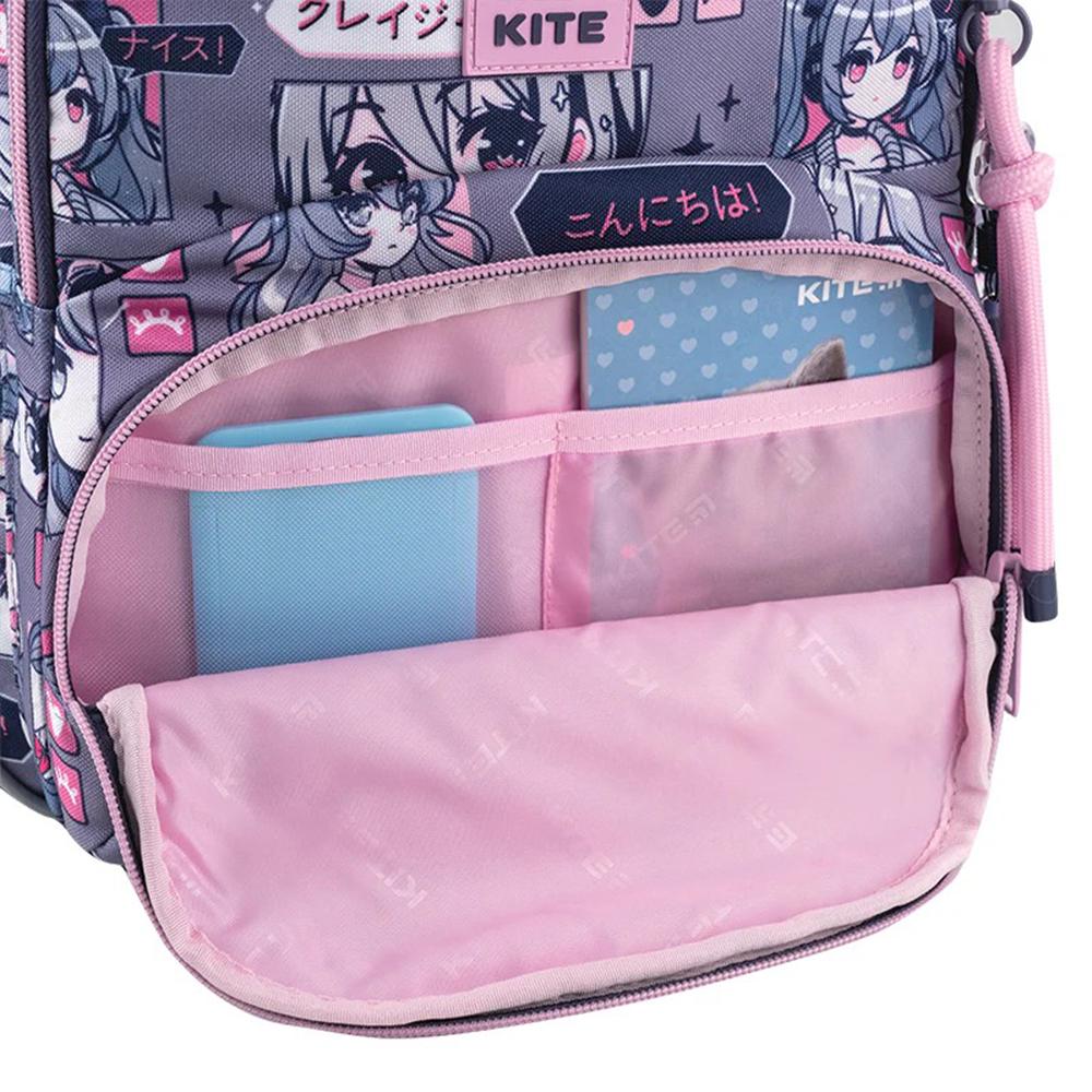Шкільний набір KITE Education Anime Girl рюкзак/пенал/сумка для взуття (SET_K25-773M-5) - фото 13 Шкільний набір KITE Education Anime Girl рюкзак/пенал/сумка для взуття (SET_K25-773M-5) - фото 13