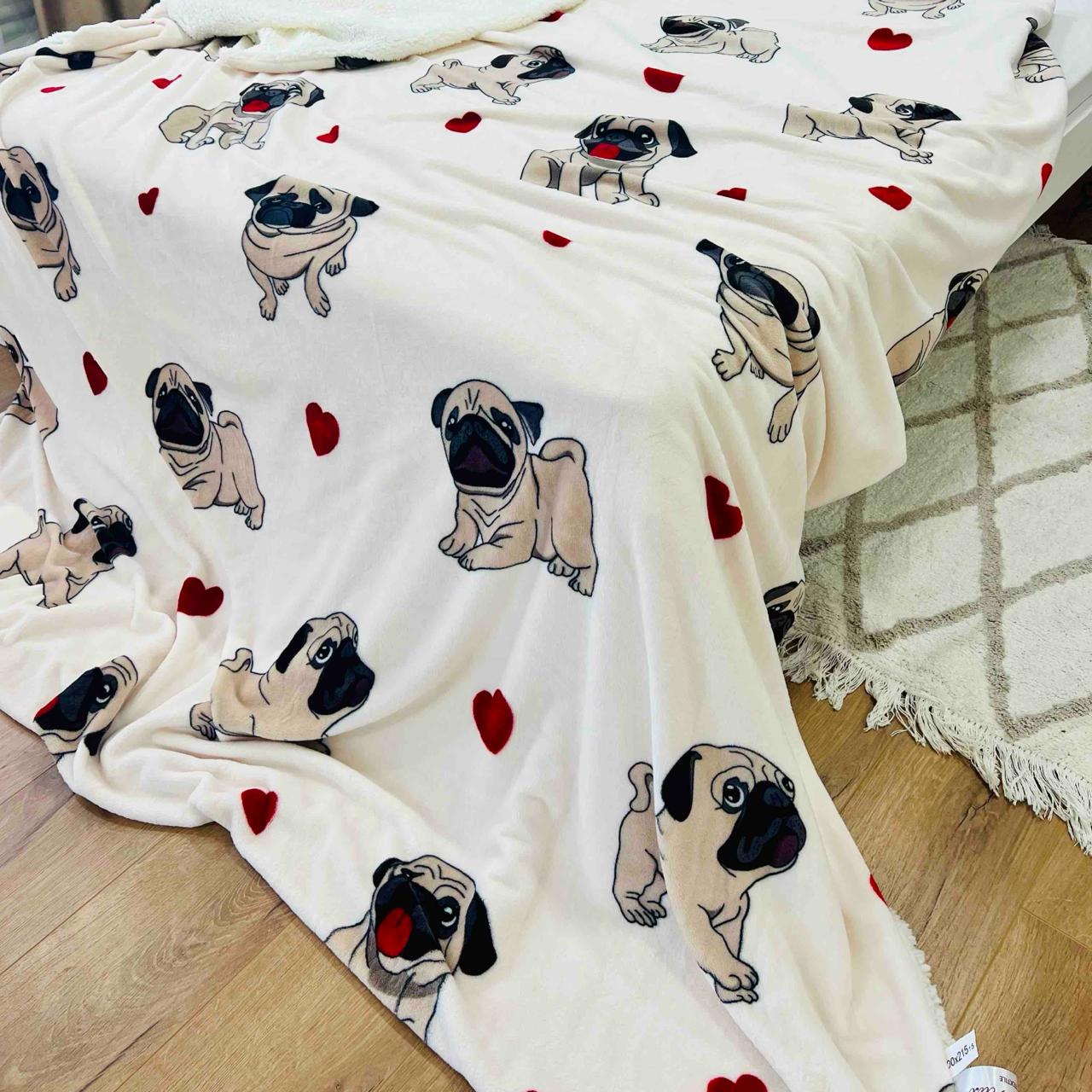 Плед-покривало двосторонній 200х220 см Молочний (29868028) - фото 2 Плед-покривало двосторонній 200х220 см Молочний (29868028) - фото 2