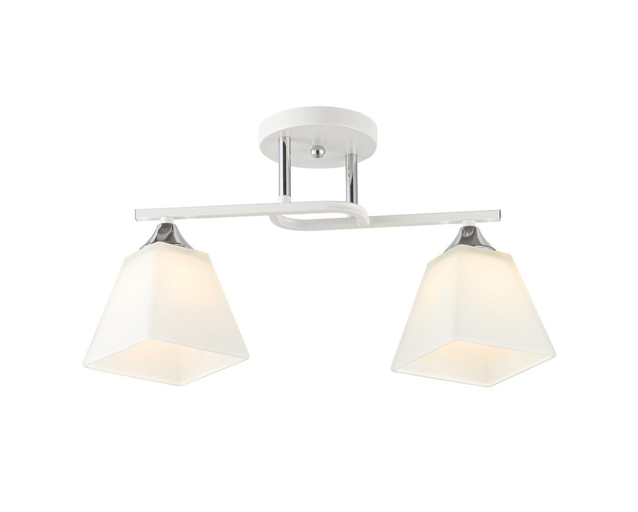 Люстра потолочная Sirius на 2 плафона Белый (196345/2)