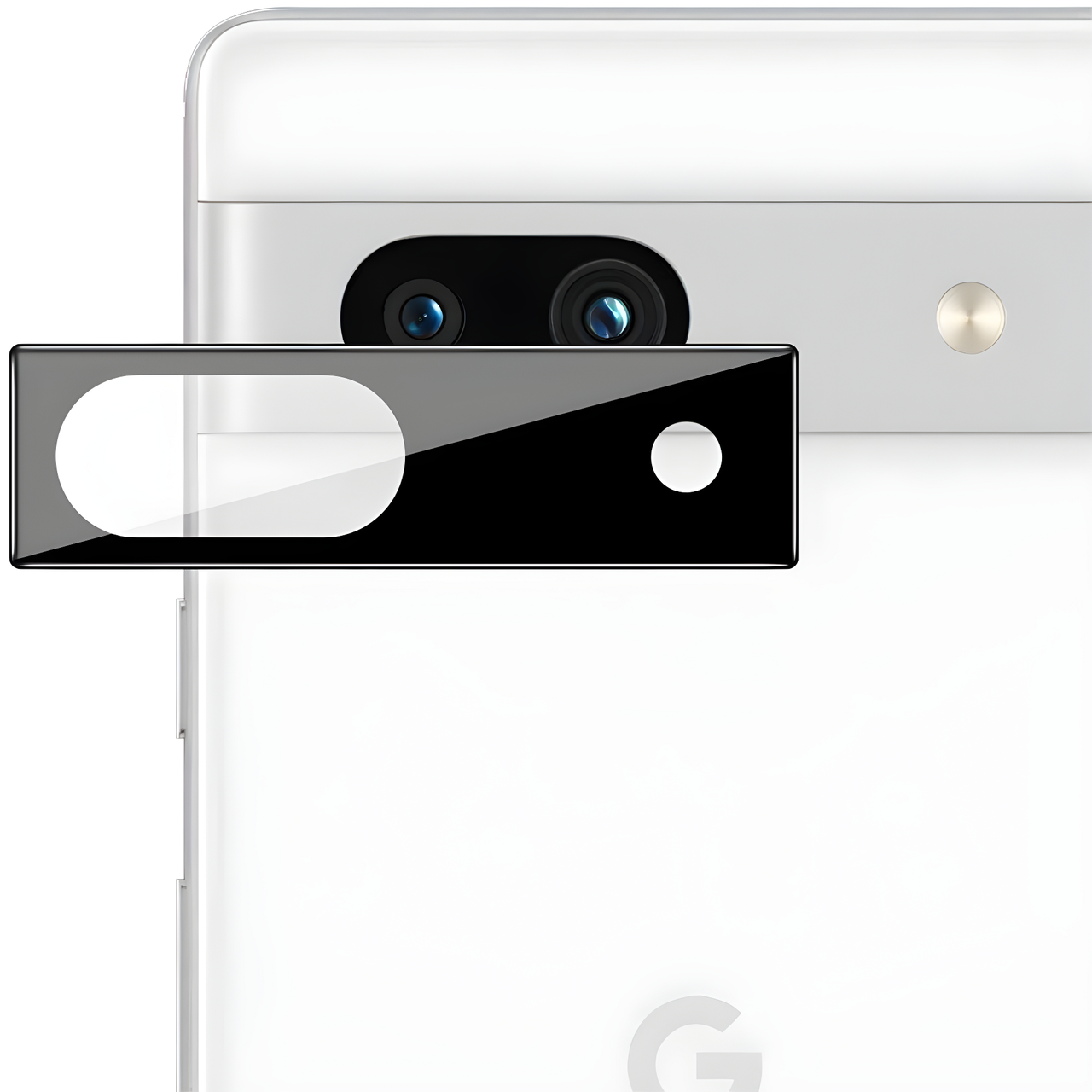 Защитное стекло на камеру PHENVEL для Google Pixel 7a Черный (2019666644)