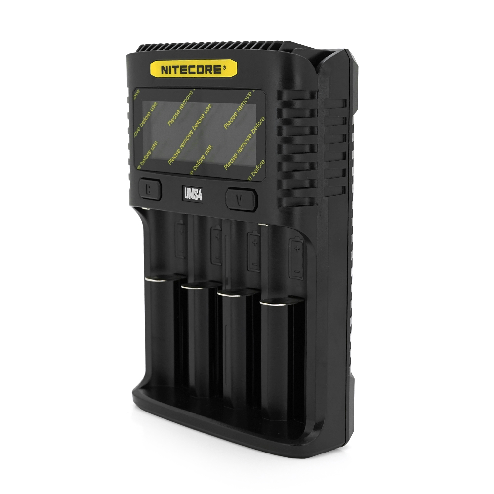 Зарядное устройство Nitecore Digicharger UMS4 4 канала LCD дисплей для аккумуляторов Li-ion/Ni-MH/Ni-Cd (32350)
