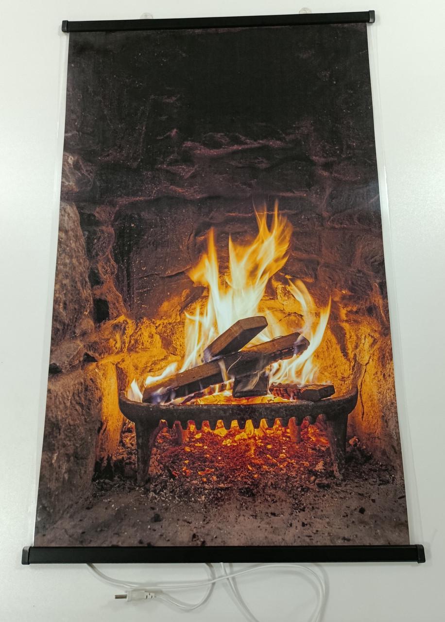 Инфракрасный обогреватель-картина Сейм Пламя 100x63 см Темно-коричневый (wkr-10033) - фото 4 Инфракрасный обогреватель-картина Сейм Пламя 100x63 см Темно-коричневый (wkr-10033) - фото 4