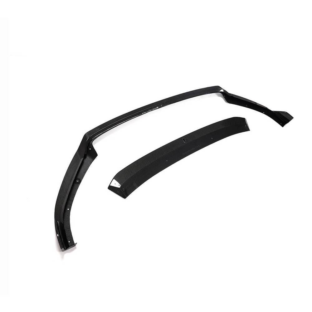 Накладка на передний бампер Lip DDCarbon V2 для R/R-Line 2017-2020/Volkswagen Golf 7/E-Golf карбон (148431)