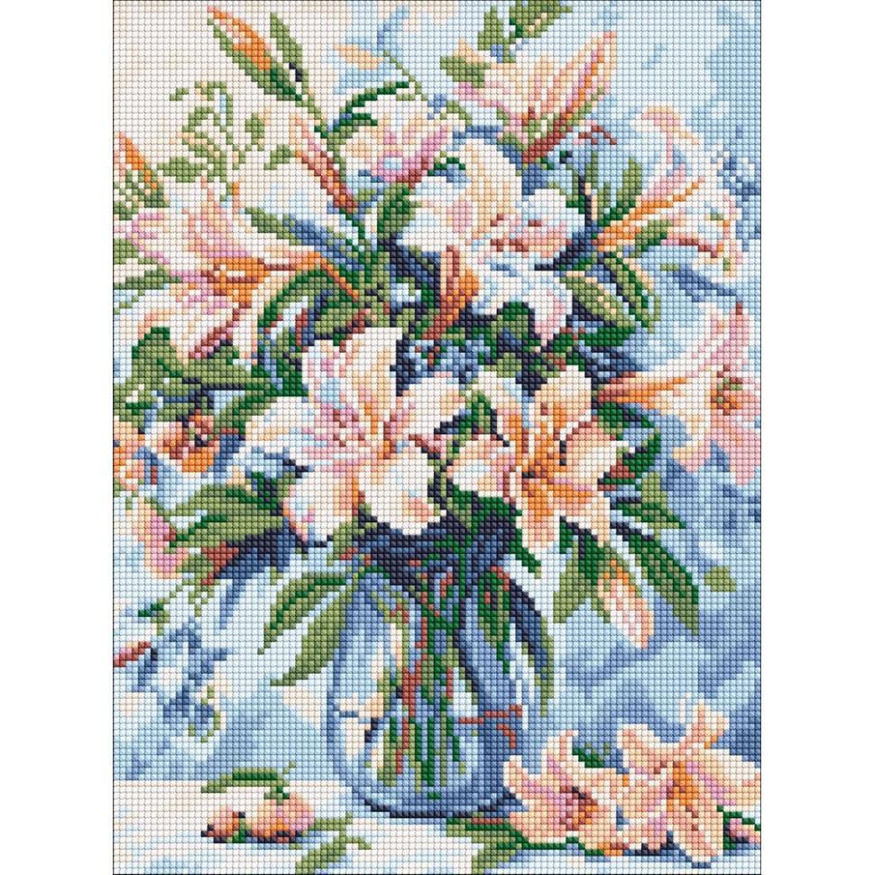 Алмазна мозаїка Ideyka Квіткова поема 30x40 см (AMO8150)