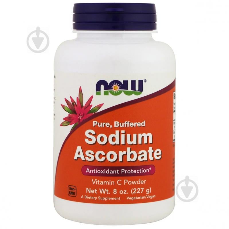 Аскорбат натрия, Now Foods, Sodium Ascorbat, порошок, 227 г