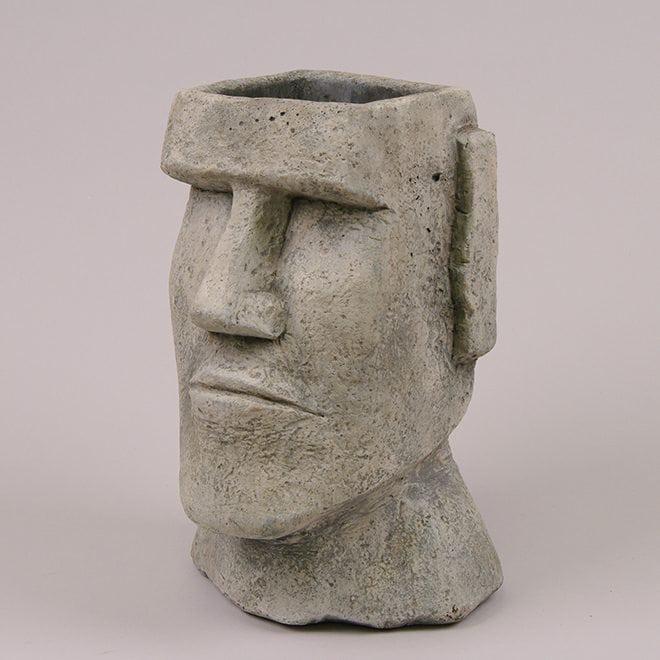 Кашпо из цемента Flora Голова (34305)