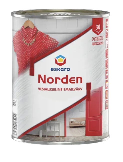 Емаль акрилова універсальна Eskaro NORDEN 30 2,7 л (2171355061)