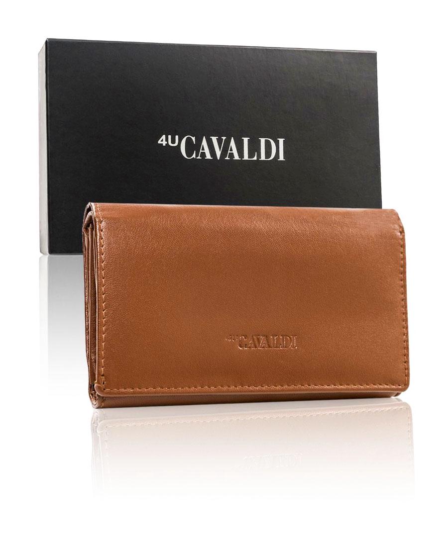 Кошелек женский кожаный 4U CAVALDI RD-B55-GCL-5906 D Коричневый