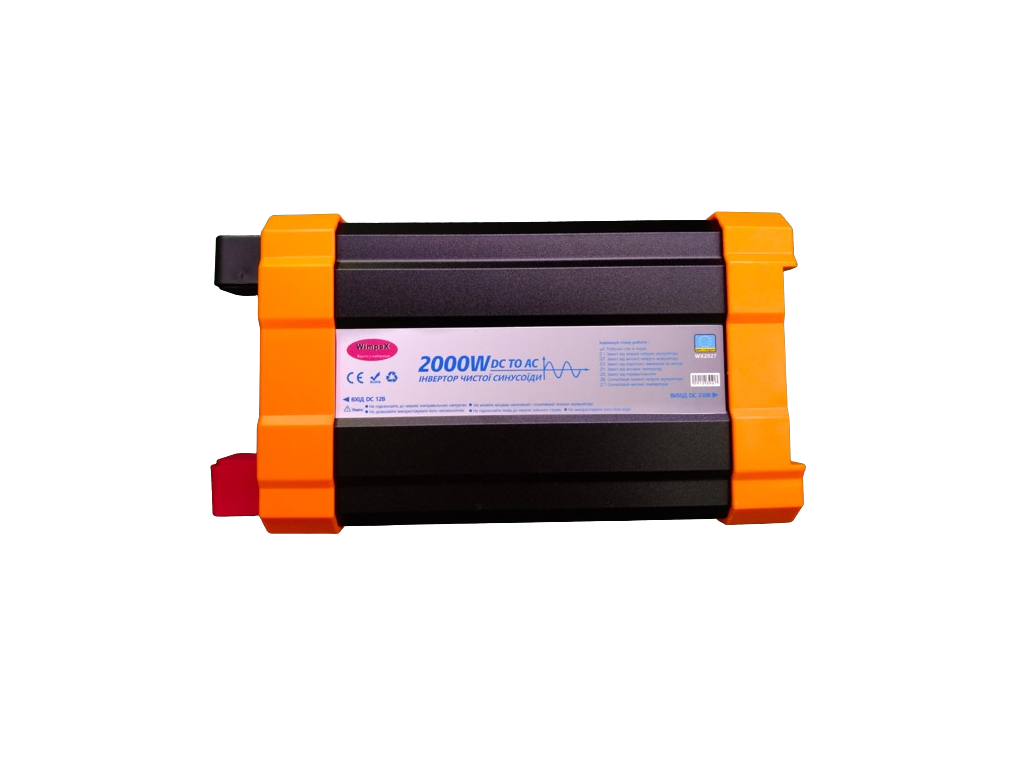 Преобразователь с чистой синусоидой Wimpex WX-2027 Pure sine wave UPS 2000W 12V - фото 1 Преобразователь с чистой синусоидой Wimpex WX-2027 Pure sine wave UPS 2000W 12V - фото 1