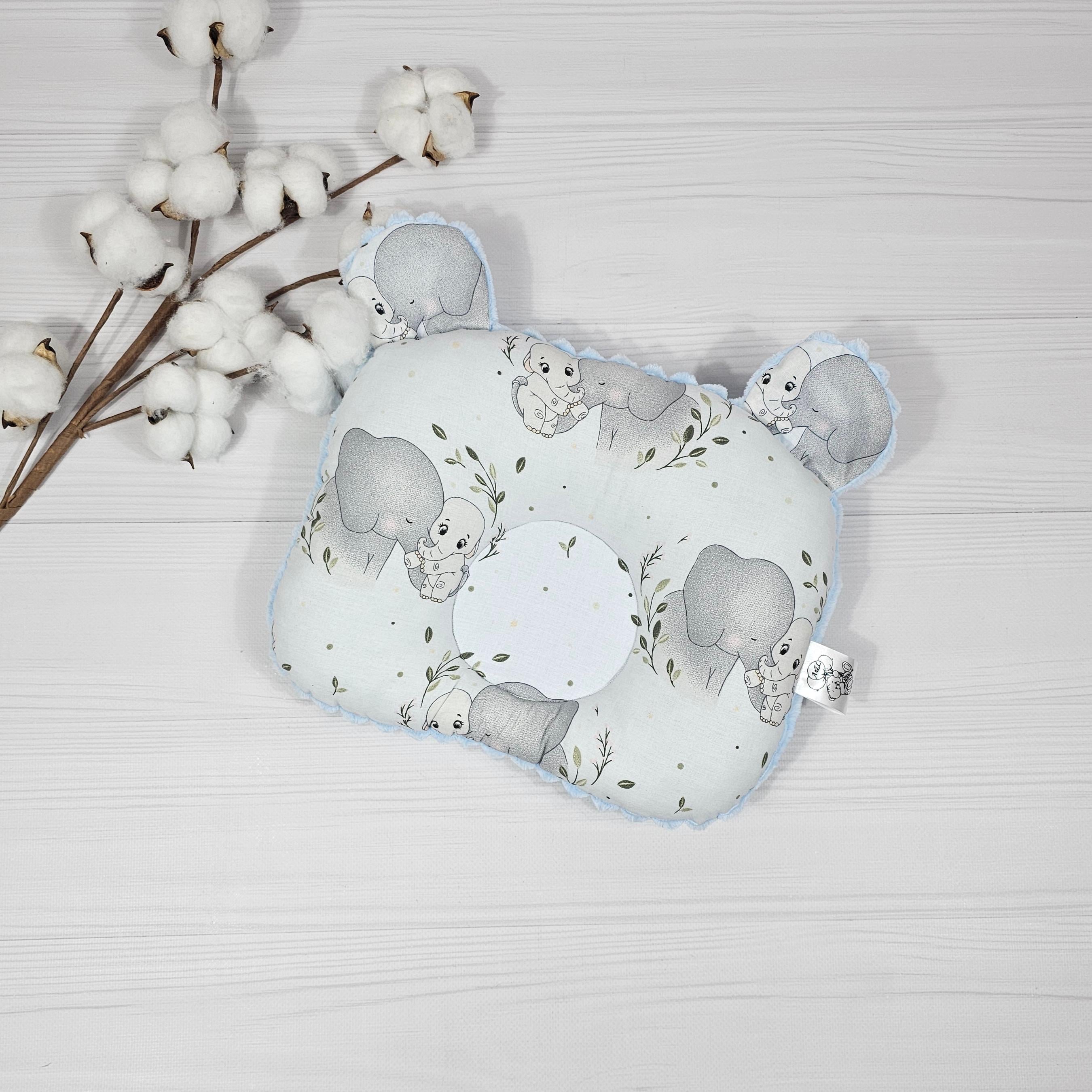 Подушка детская для новорожденных ортопедическая a.l.babybox Колыбельная саванны 24х32 см Голубой (36913621)