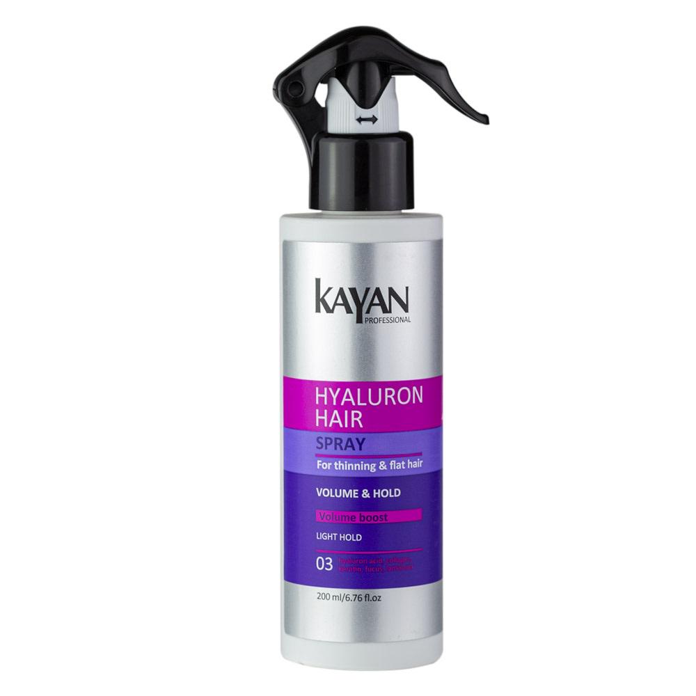 Спрей для тонких и лишенных объема волос Kayan Professional Hialuron Hair 250 мл (5906660407188) Спрей для тонких и лишенных объема волос Kayan Professional Hialuron Hair 250 мл (5906660407188)