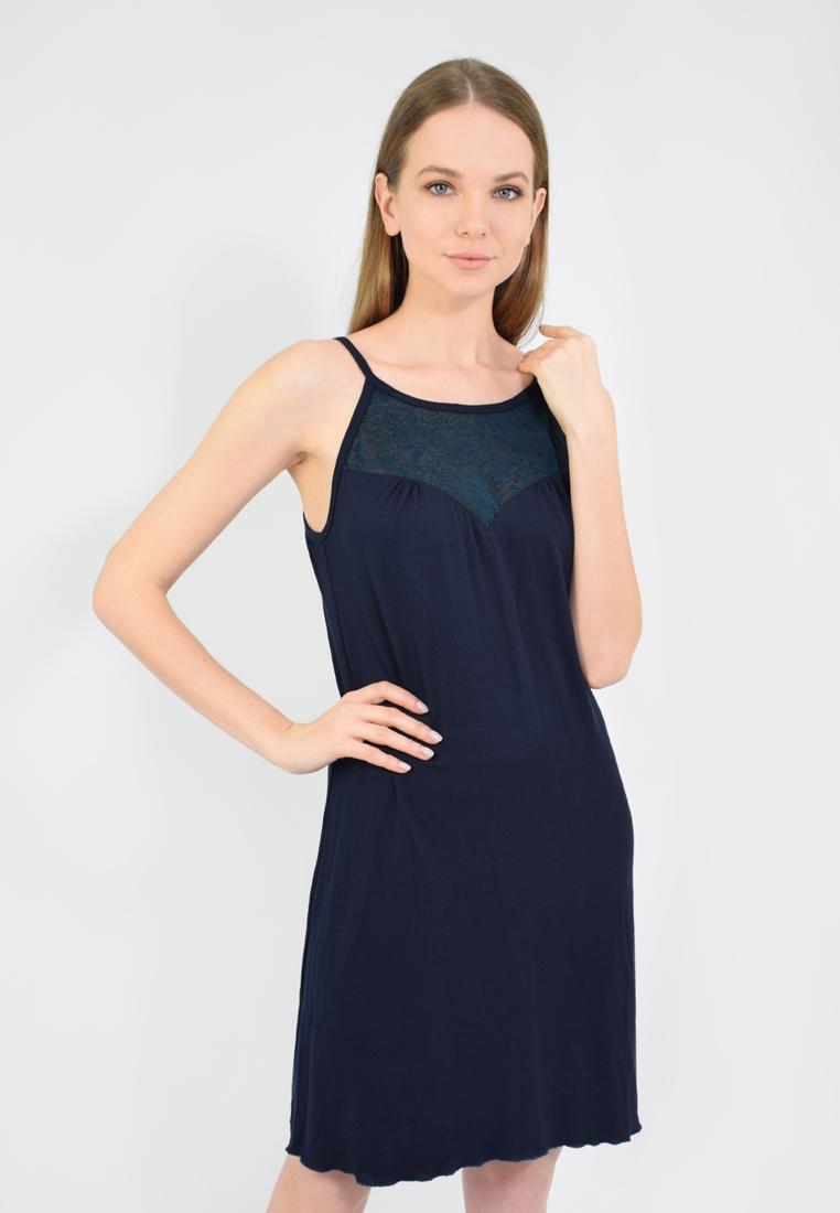 Женская ночная рубашка N.EL 935-93 L Темно-синий