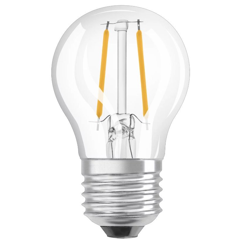 Лампа філаментна Osram 4 Вт E27 470lm 2700К 77 мм ⌀ 45 мм IP20 (4058075435162)