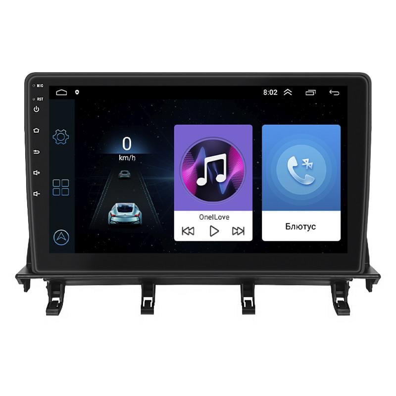 Магнитола штатная Lesko 10" для Mazda 2 I (DY) Restyling 2005-2007 1/16Gb Wi-Fi GPS Base