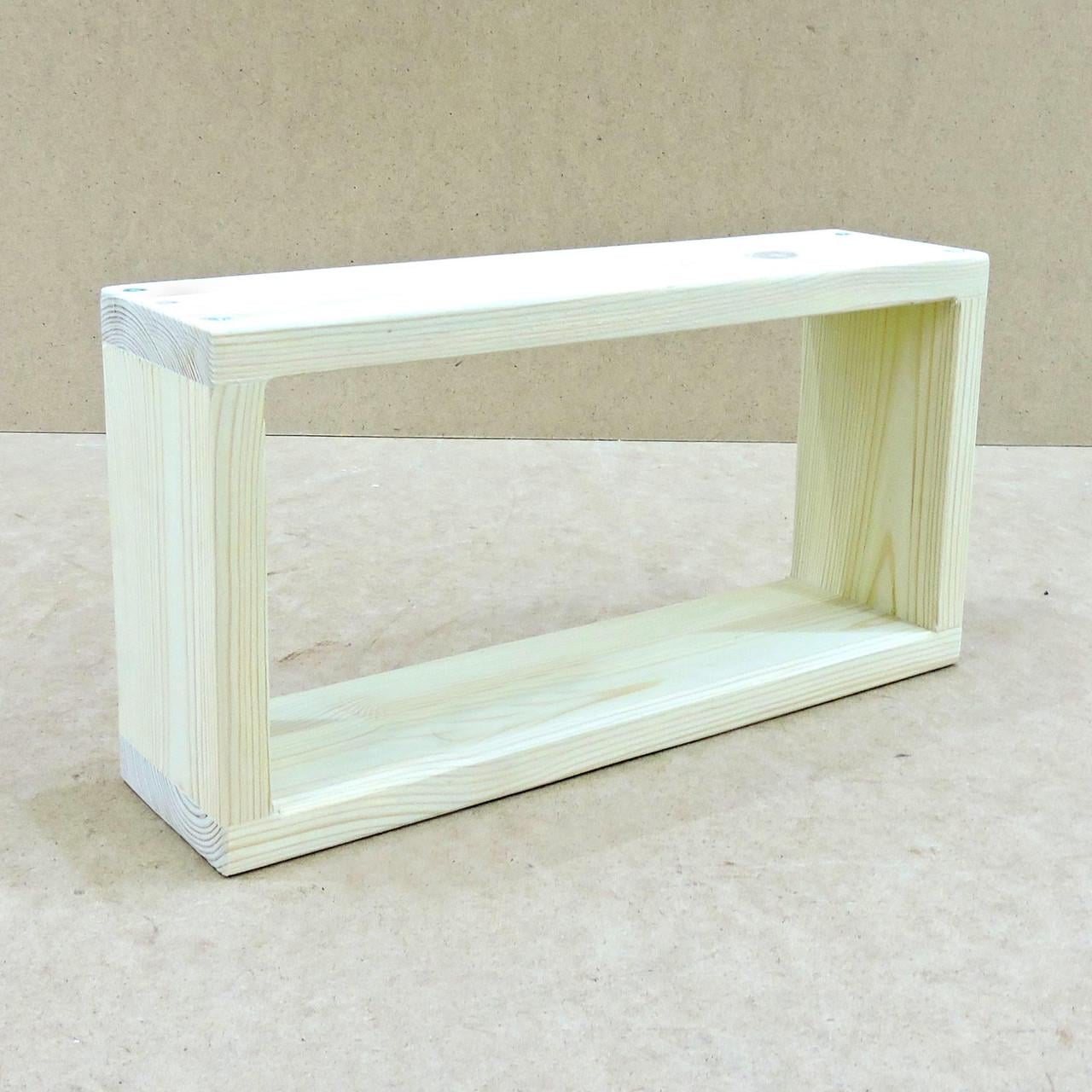 Полка настенная из дерева Алмас 20х39 см Бланже (НСП-391601)