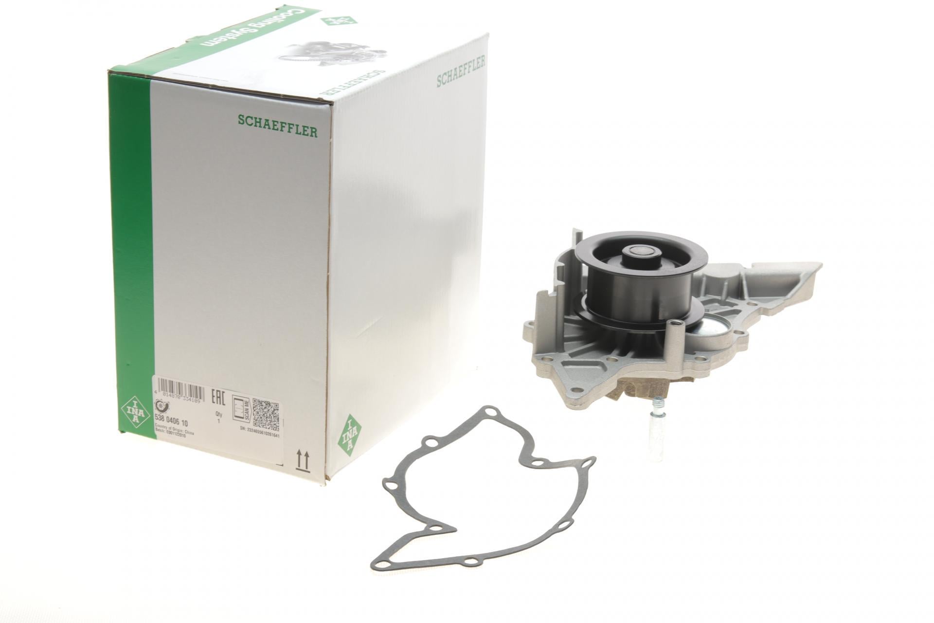 Водяная помпа INA Audi A6/A8 3.7/4.2 quattro 98-10/VW Phaeton/Touareg 4.2 V8 02-16 (538 0406 10)