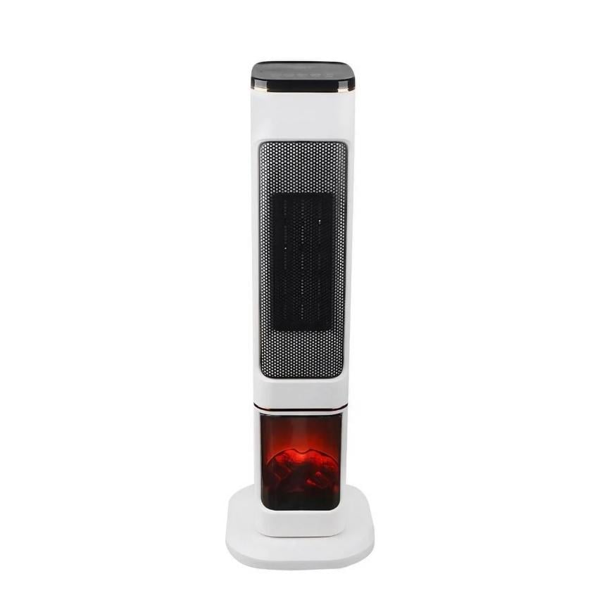 Тепловентилятор колонный керамический с эффектом камина (PTC-1108R) Тепловентилятор колонный керамический с эффектом камина (PTC-1108R)