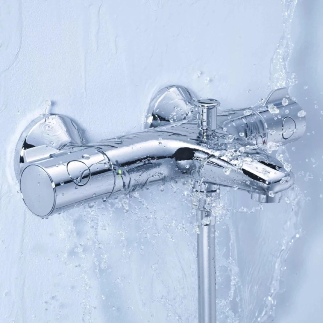 Змішувач для ванни з термостатом Grohe Grohtherm 800 34567000 з душовим гарнітуром (24197950) - фото 6 Змішувач для ванни з термостатом Grohe Grohtherm 800 34567000 з душовим гарнітуром (24197950) - фото 6