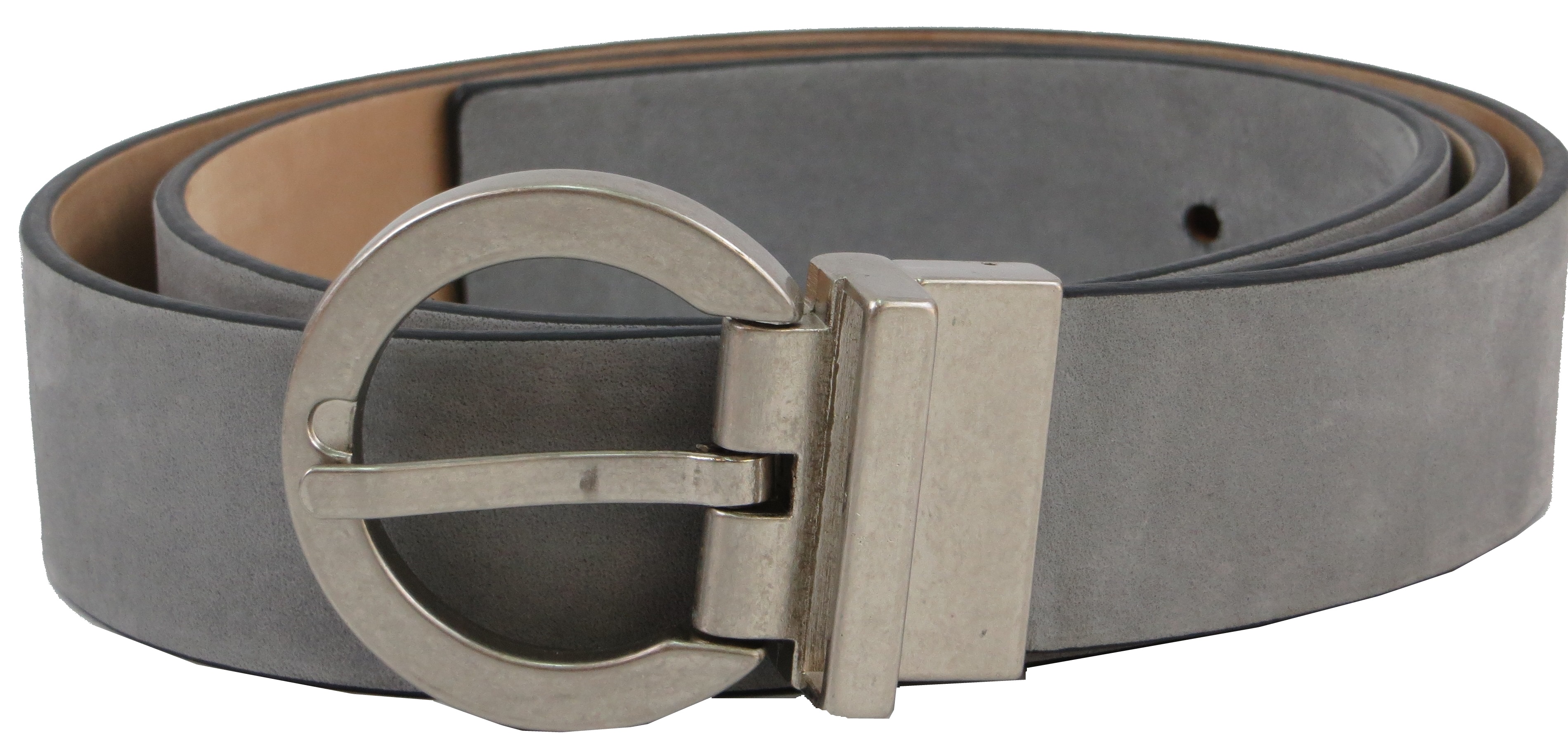 Ремінь жіночий Tods шкіряний Сірий ( S31C43-3)