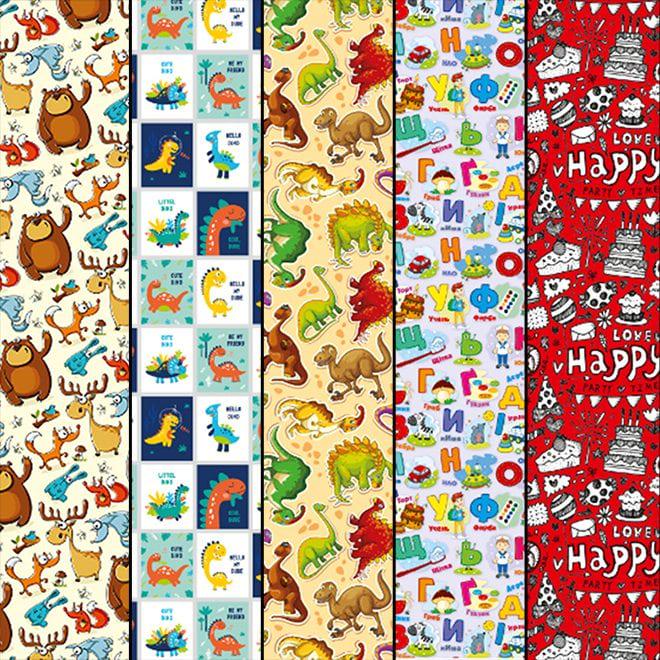 Подарочная бумага Flora 68х98 см 25 шт. (8439)