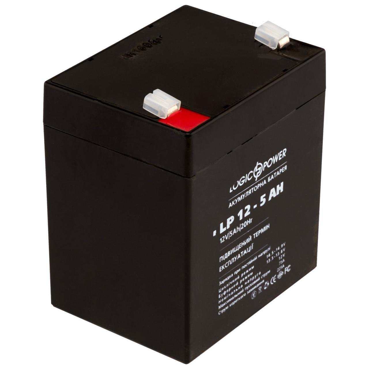 Аккумулятор свинцово-кислотный LogicPower AGM LPM 12 - 5.0 AH - фото 3 Аккумулятор свинцово-кислотный LogicPower AGM LPM 12 - 5.0 AH - фото 3